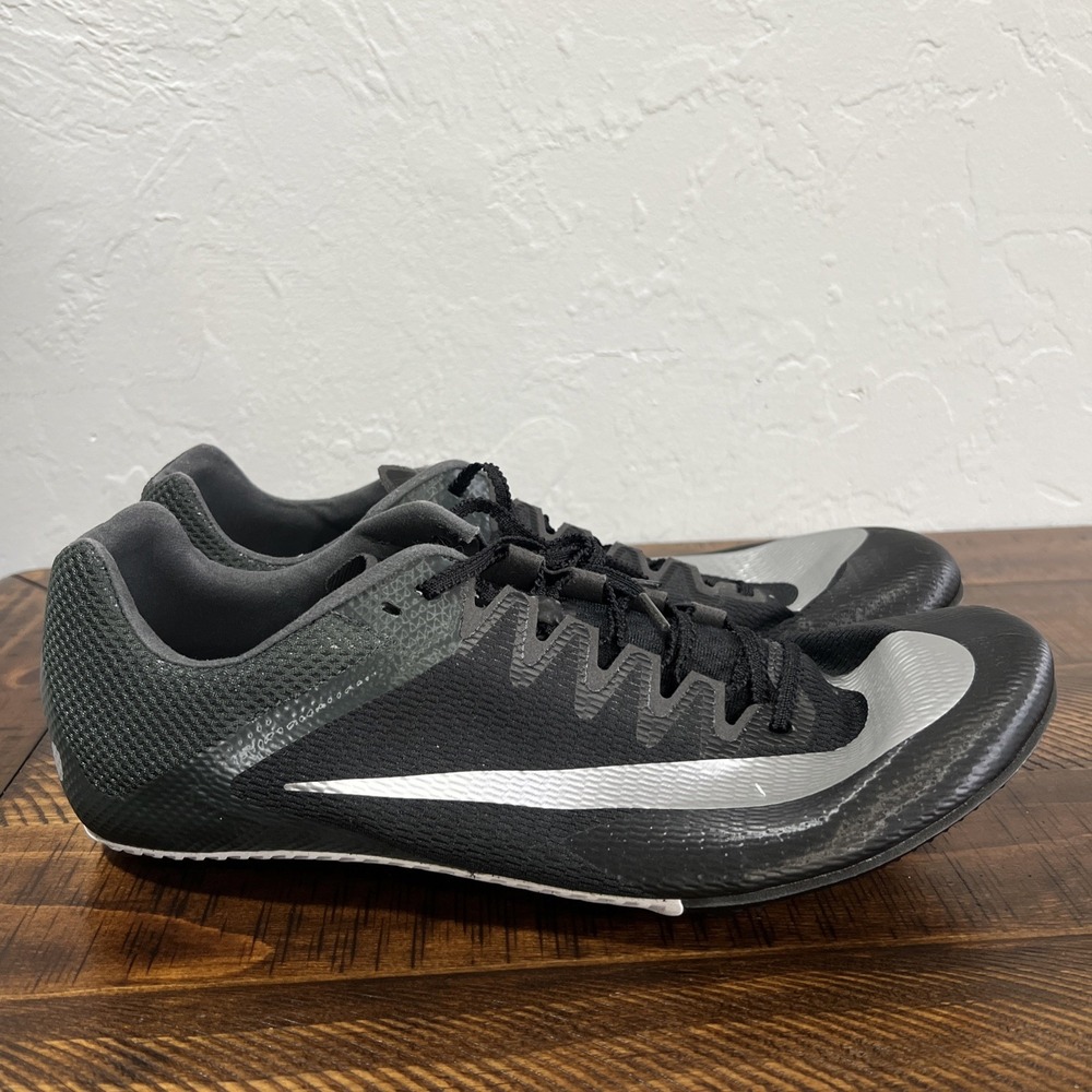 Nike Zoom Rival Track Field Black Silver DC8753-001 Mens 14